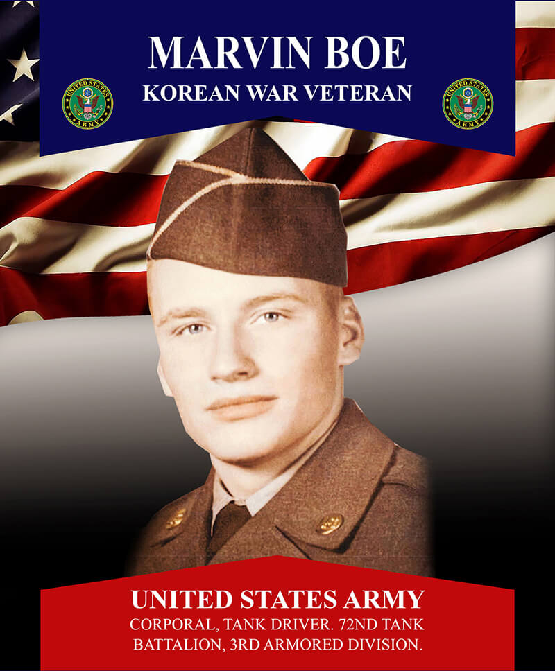 Boe, Marvin - Veteran's Honor Banner Project