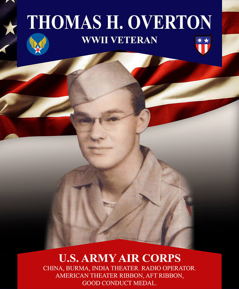Overton, Thomas H. - Veteran's Honor Banner Project