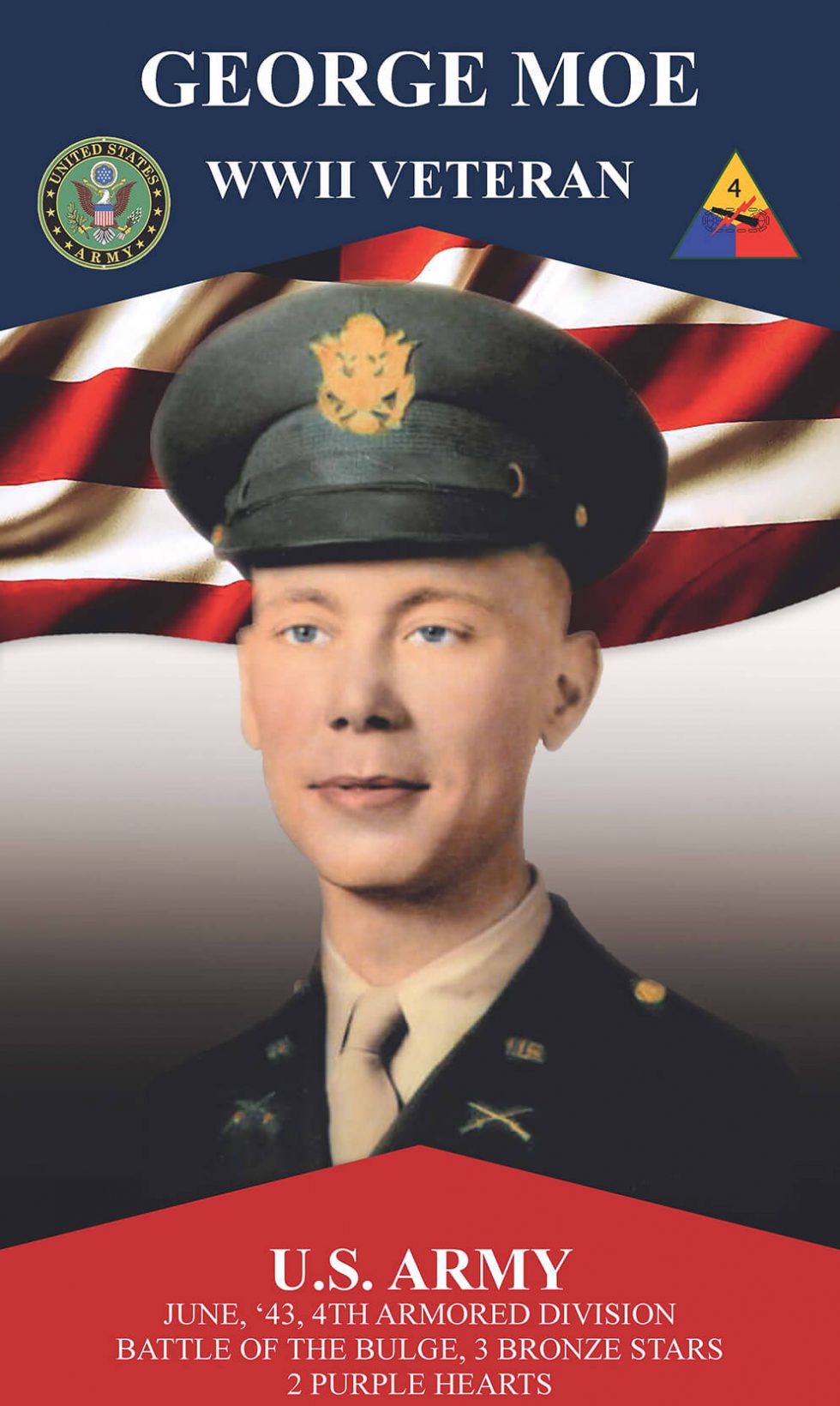 Moe, George - Veterans Honor Banner Project